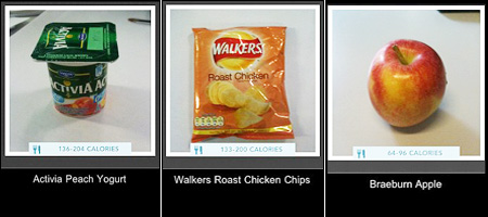 iPhone app calculates calories by photo