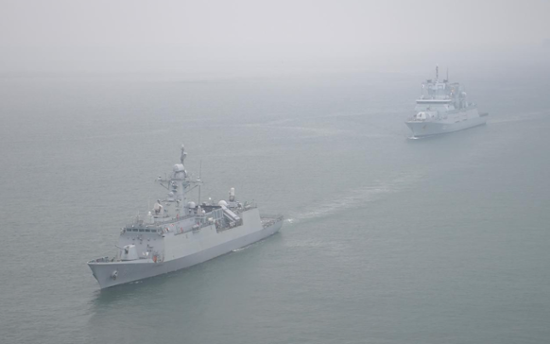 South Korea and Germany conduct joint naval drills in East Sea - The ...