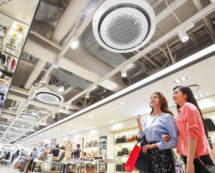 Round air conditioners - The Korea Times
