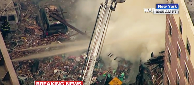 Two buildings explode and collapse in New York - The Korea Times