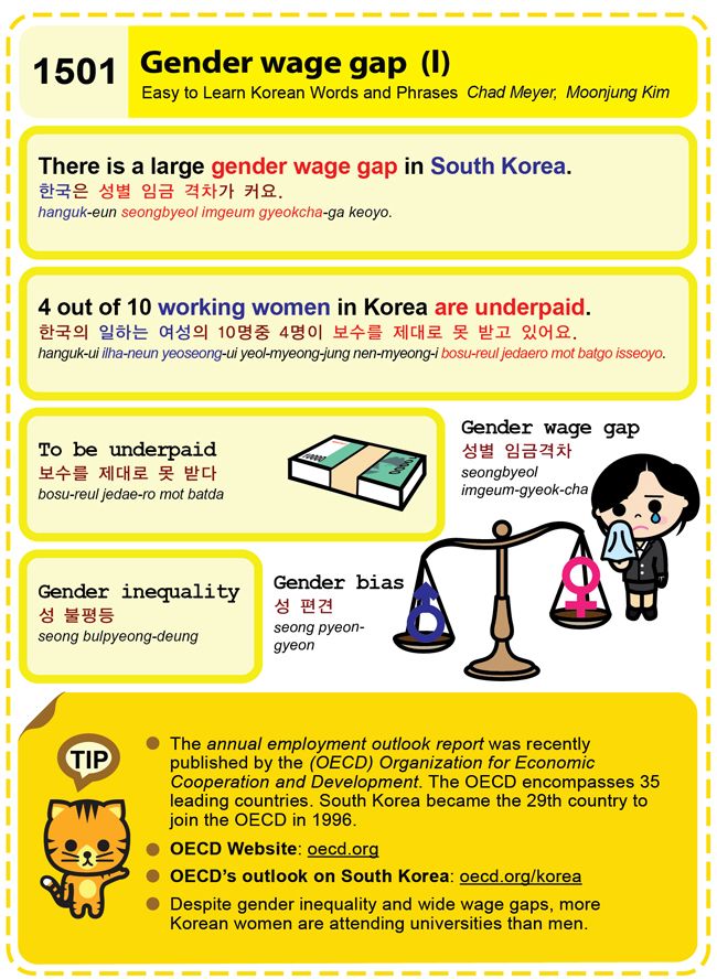 (1501) Gender wage gap (I) - The Korea Times