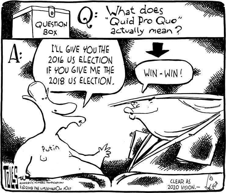 Quid Pro Quo Political Cartoons