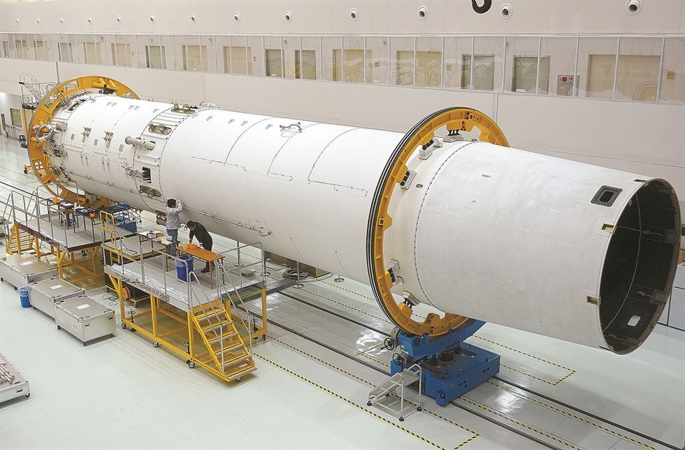 Small Rocketship Being Built Korea's first locally built rocket - The Korea Times