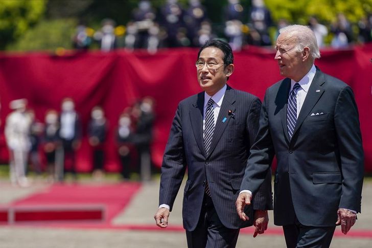 Biden reinforces Japan ties, unveils Asia trade initiative - The Korea ...