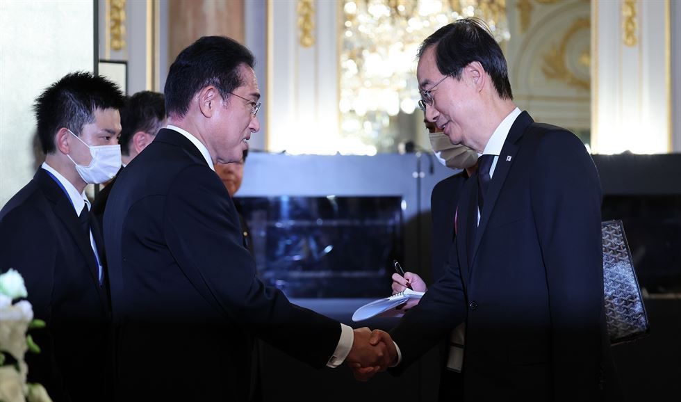 PM meets with Japan's Kishida, calls for improved relations - The Korea ...