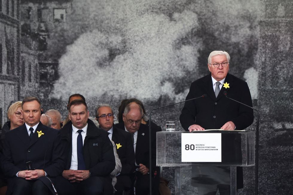German president asks forgiveness on Warsaw ghetto anniversary
