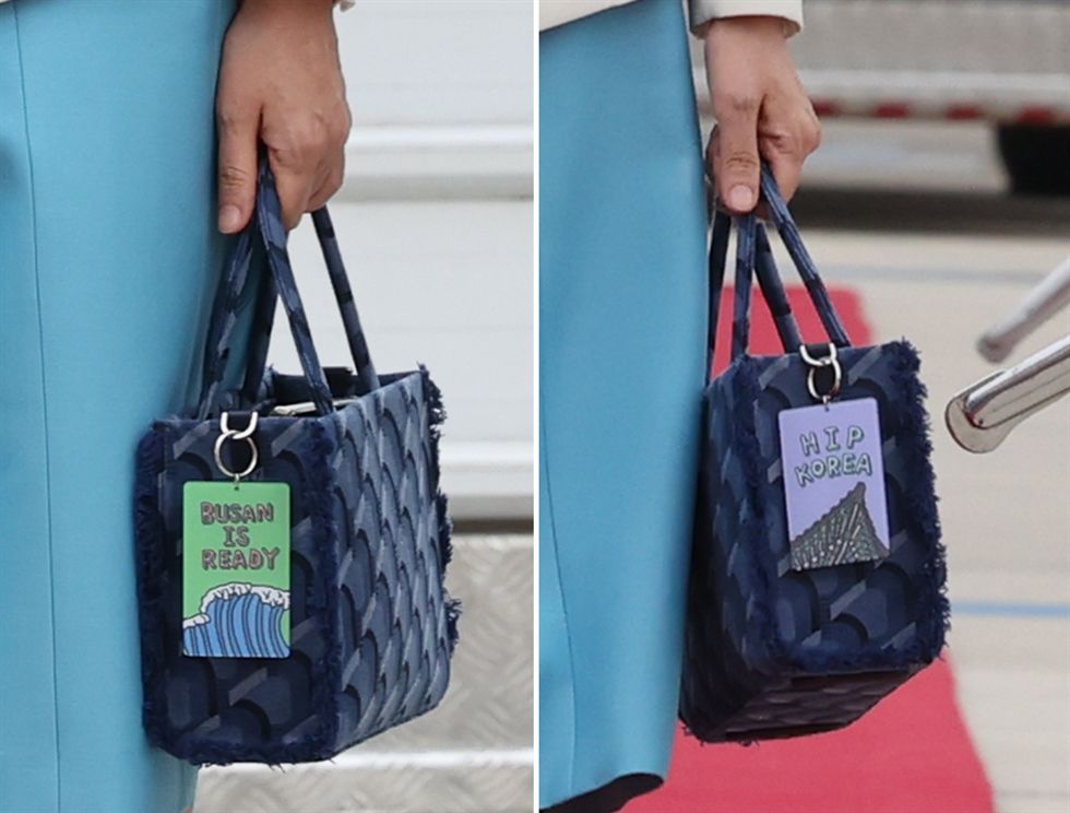 First lady supports Busan's Expo bid with key rings