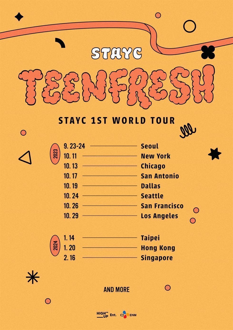 STAYC announces 'Teenfresh' world tour - The Korea Times