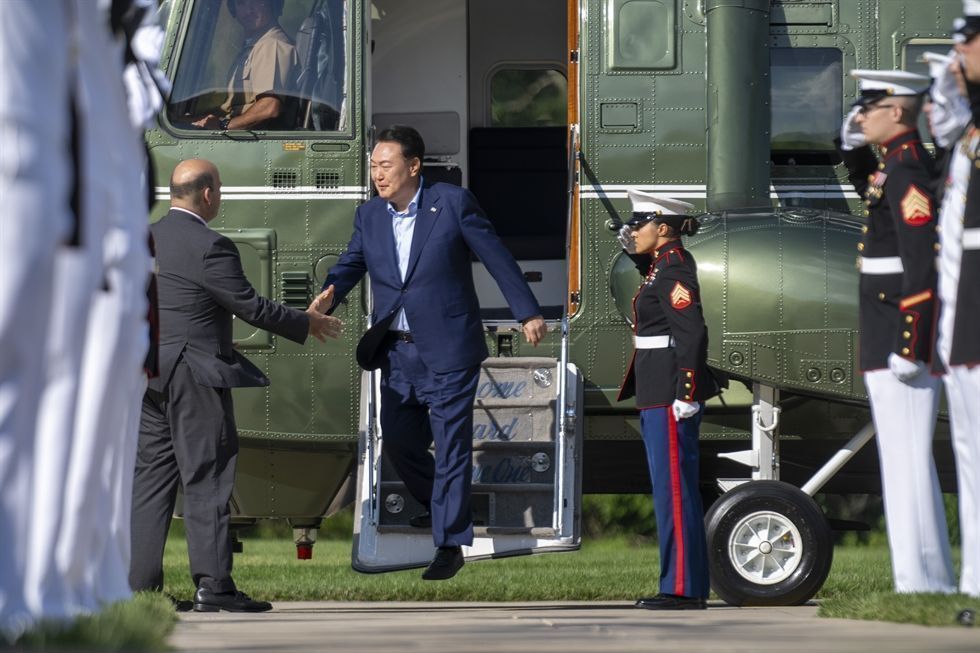 US, S. Korea and Japan to deepen military and economic ties at Camp ...
