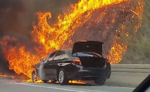 Another BMW car goes up in flames - The Korea Times