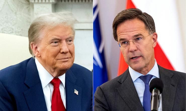 NATO head and Trump meet in Florida for talks on global security