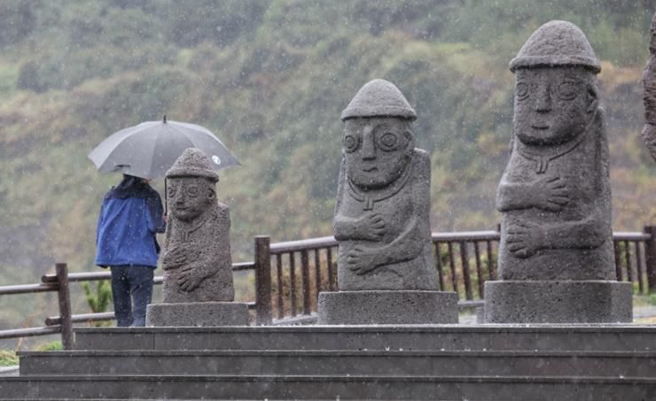 Heaviest November rain in 101 years drenches Jeju