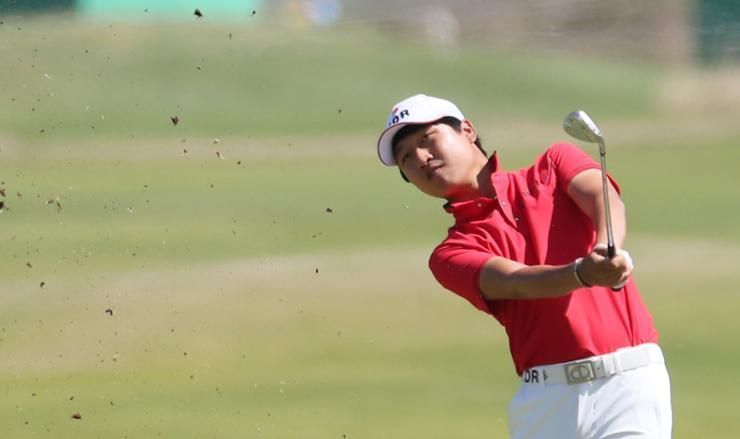 Korean Wang Jeung-hun advances to 2nd round at LIV Golf qualifying tournament