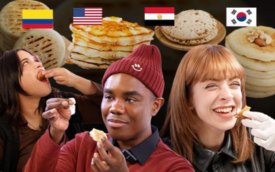 [VIDEO] Find the best bread | America vs. Egypt vs. Colombia vs. Korea