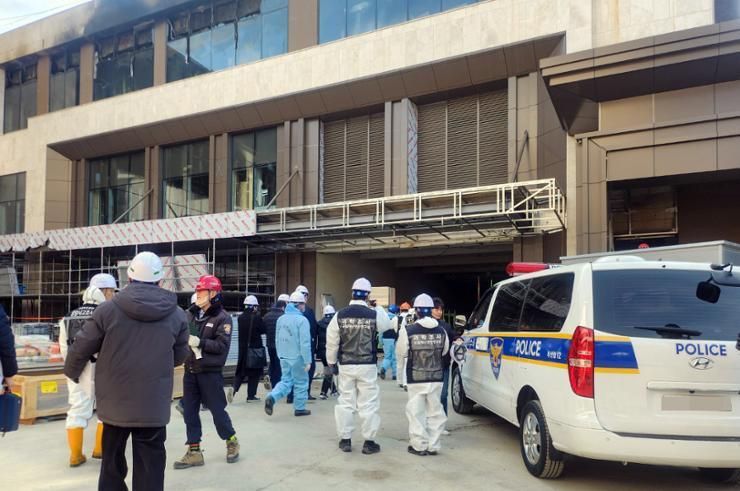 Fire at hotel construction site in Busan presumed to have started in utility room
