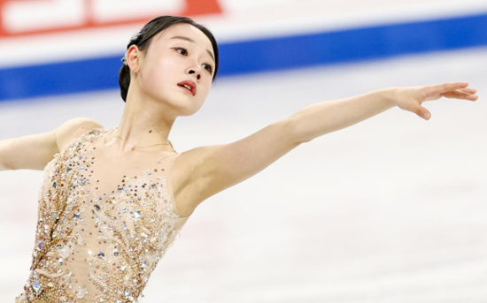 Figure skater Kim Chae-yeon soars to gold at Four Continents on home ice