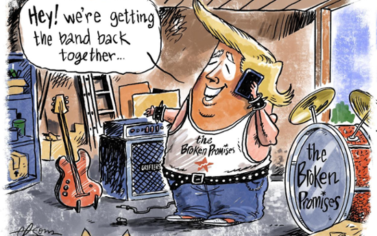 More broken promises