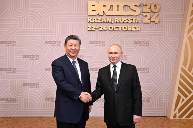 Putin hosts Global South leaders at BRICS summit meant to ...