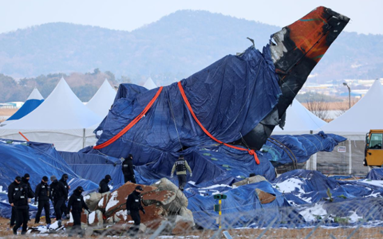 Ministry defends Muan Airport concrete mound, bird strike confirmed