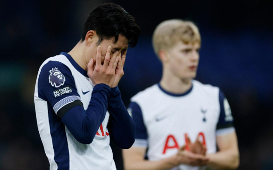 Son Heung-min held scoreless as Tottenham's winless skid hits 6
