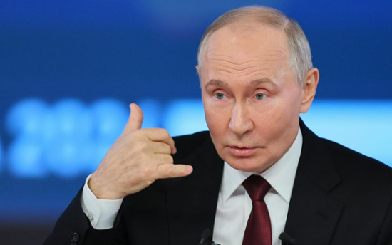 Putin boasts of gains in Ukraine at annual news conference meant to reinforce his authority