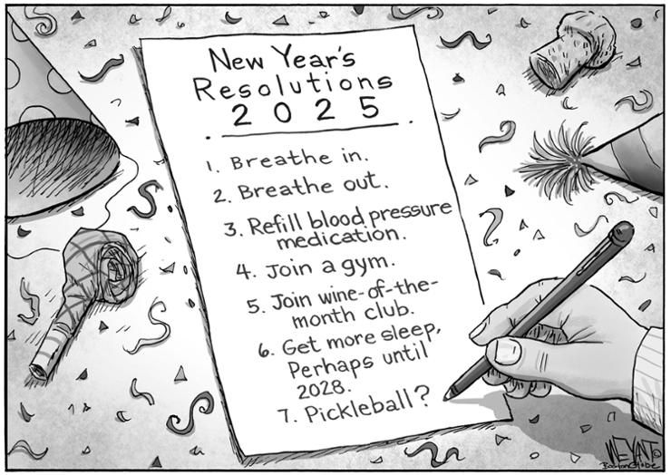 Resolution list for 2025