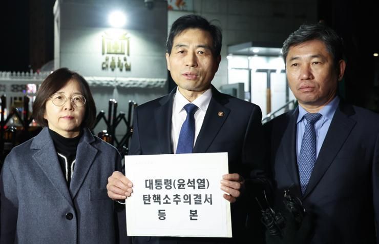 Yoon suspended from presidential duties after impeachment vote