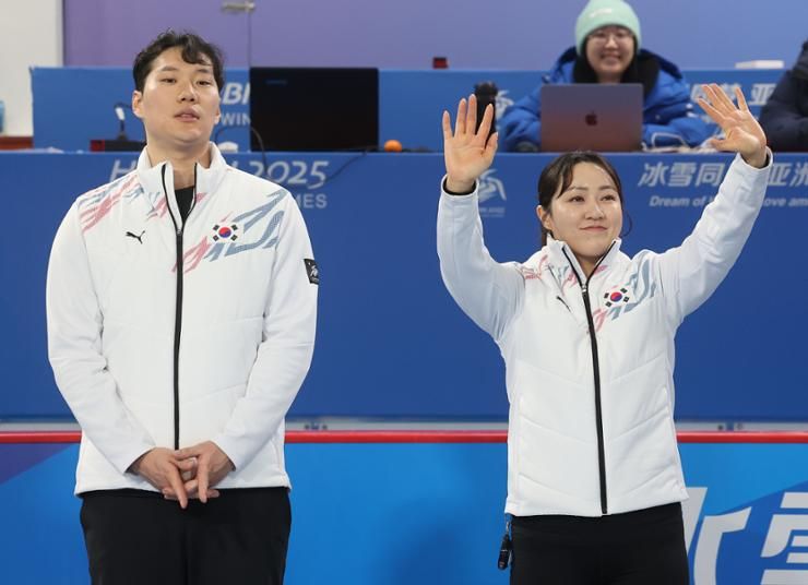 South Korea grabs silver in mixed doubles curling at Winter Asiad