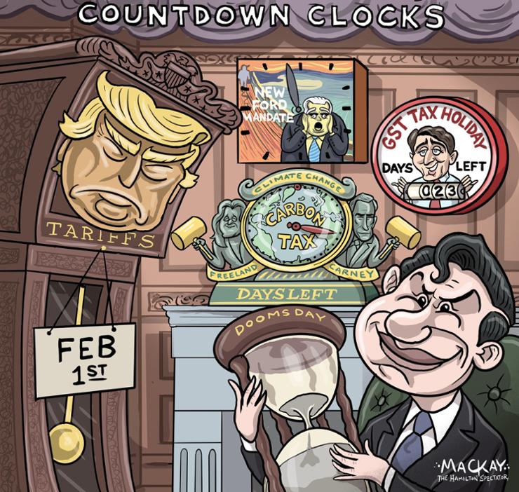 Canada's countdown to tariffs, taxes, elections