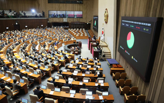Nat'l Assembly passes bill on another special counsel probe of Yoon over martial law bid