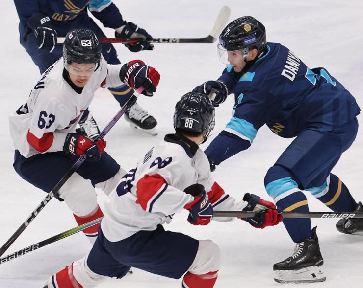 Korea falls to Kazakhstan for 1st loss in men's hockey at Winter Asiad