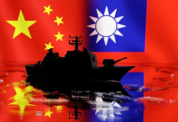 China sends largest naval fleet in decades to region, threat level severe, Taiwan says