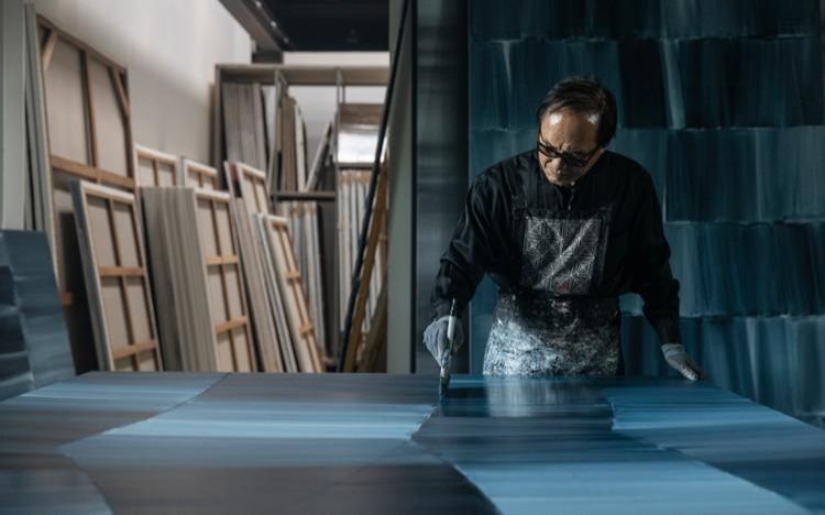 Perrotin brings Shim Moon-seup's seascape-inspired canvases to Paris - Vimarsana News