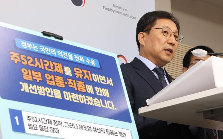 Korea to maintain 52-hour workweek - Vimarsana News