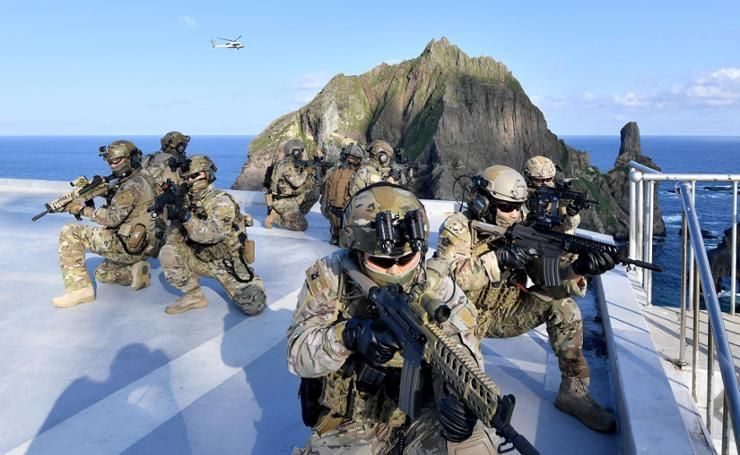 Korea holds regular defense drills around Dokdo: source
