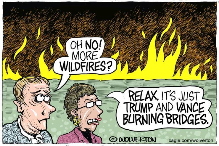 Trump and Vance burning bridges