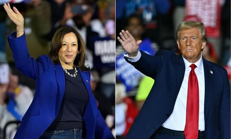 Trump, Harris clash over rhetoric as they battle for swing state votes