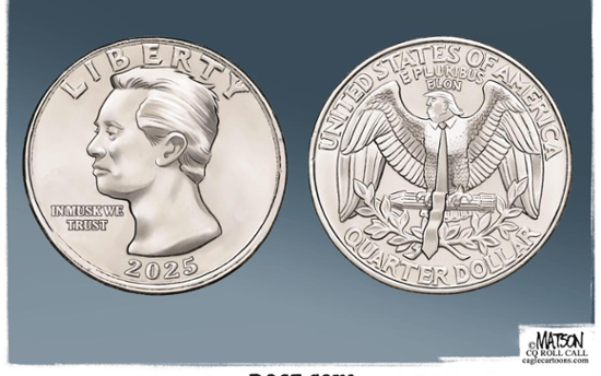 DOGE coin honors unelected president of USA