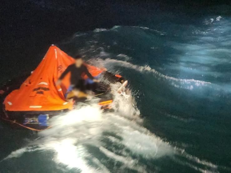 Sunken fishing trawler found on seabed with 1 crewman inside; 4 dead, 5 missing