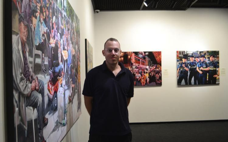 Artist Aaron Cossrow paints Tapgol Park's elderly culture - Vimarsana News