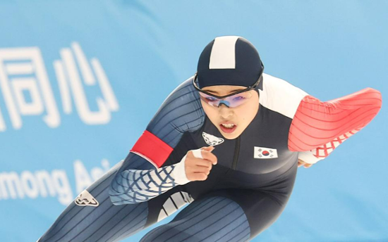 Lee Na-hyun wins bronze in women's 1,000m speed skating at Winter Asiad