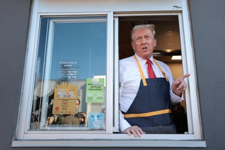 McDonald's feast undercuts Trump health pledge