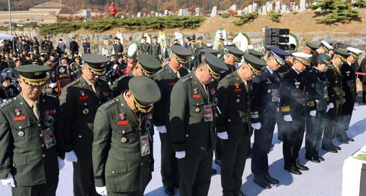 S. Korea commemorates sacrifices of 2 Marines in 2010 N. Korean artillery attack