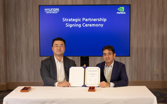 Hyundai Motor Group clinches AI partnership with Nvidia in software, robotics