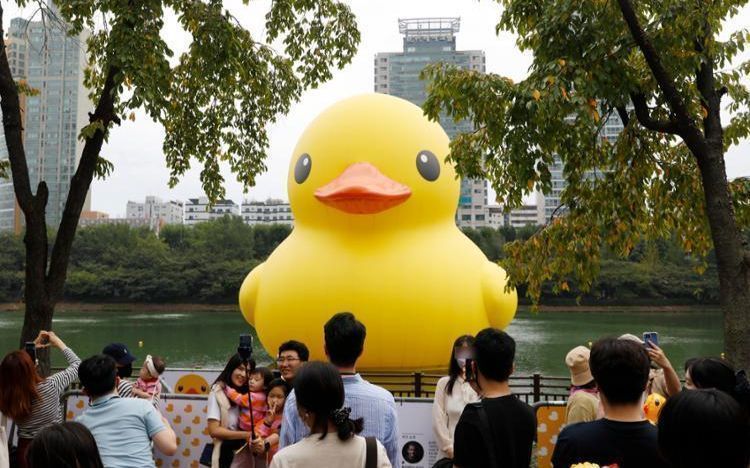 Meet the man behind giant rubber ducks that once took over Seoul - Vimarsana News