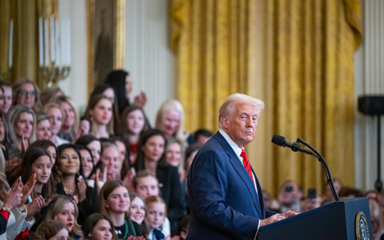 Trump signs order barring trans athletes from women's sports