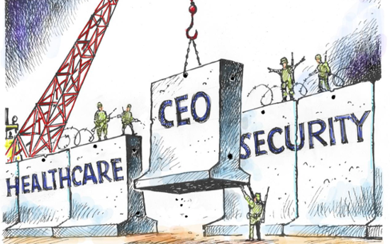 Healthcare CEO security