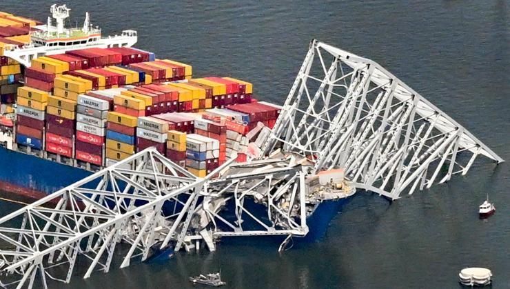 Port blocked by bridge collapse is key hub for US shipping - Vimarsana News