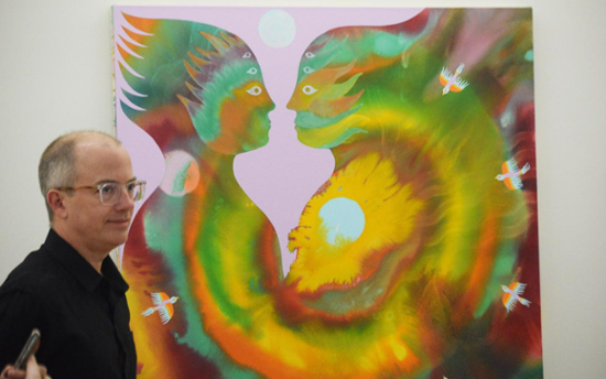 American painter Aaron Johnson opens third exhibition at Gana Art Hannam in Seoul